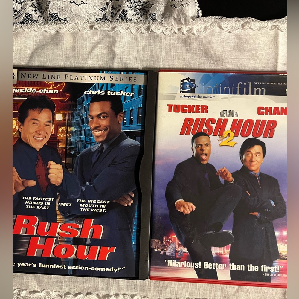 Rush hour, DVDs